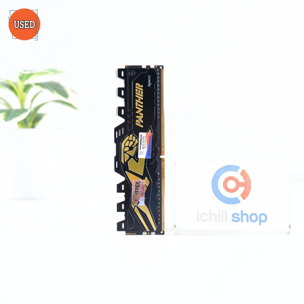 RAM (แรม) APACER PANTHER GOLDEN DDR4 4GB (4GBX1) 2400MHz P17211