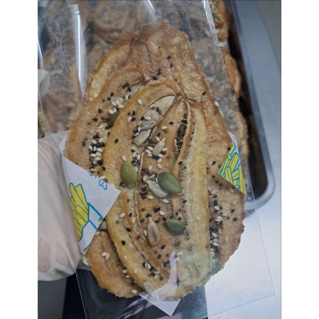 กล้วยอบธัญกล้วยหนึบธัญพืช