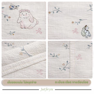 ปลอกหมอน ลายดอกไม้ ผ้าcotton super soft ผ้านุ่มแห้งเร็ว ปลอกหมอนหนุน / ปลอกหมอนข้าง คุณภาพสูง ขนาด 48 * 74 ซม.