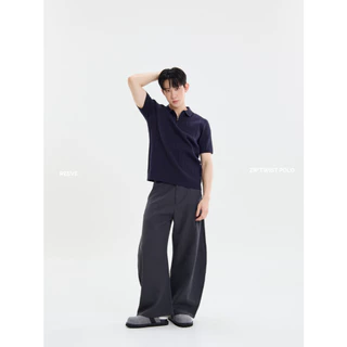 REEVE TWIST POLO - เสื้อโปโลผ้า Knit ลาย Twist