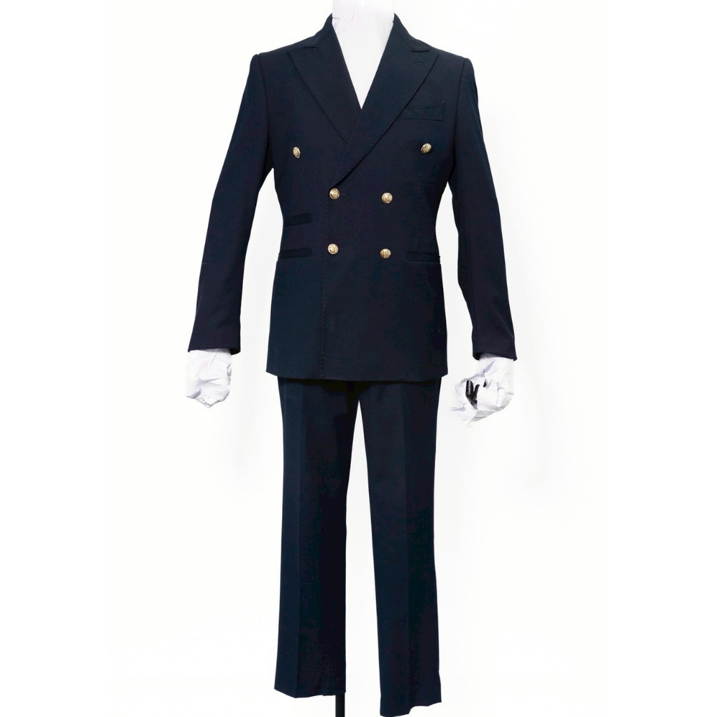 Belted Navy Blazer Set ผู้ชาย