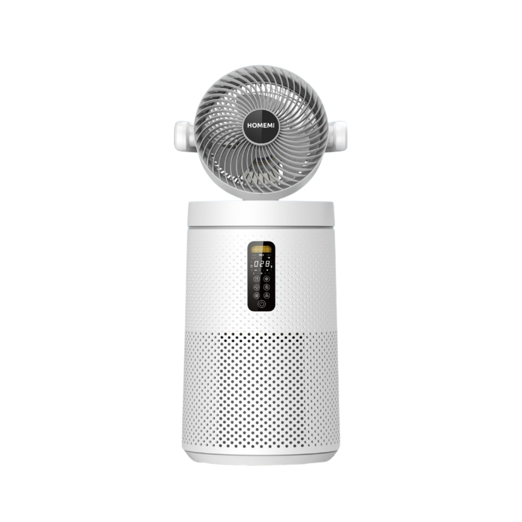 HOMEMI Air Purifier UV with Air Circulation Fan