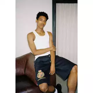 Winter Duality – Sweat wide Short08 (Black)