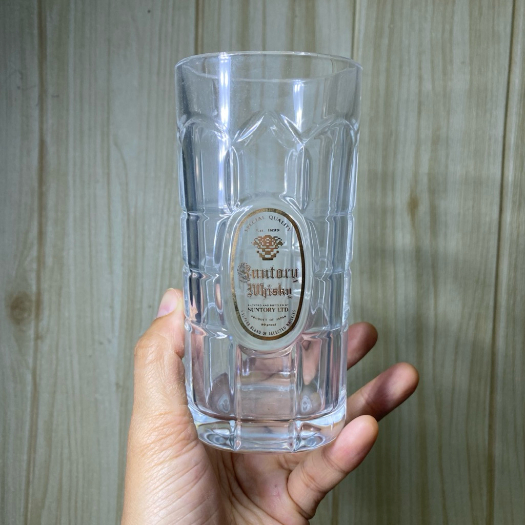 แก้วเหล้า คริสตัลฝรั่งเศส Suntory Whisky