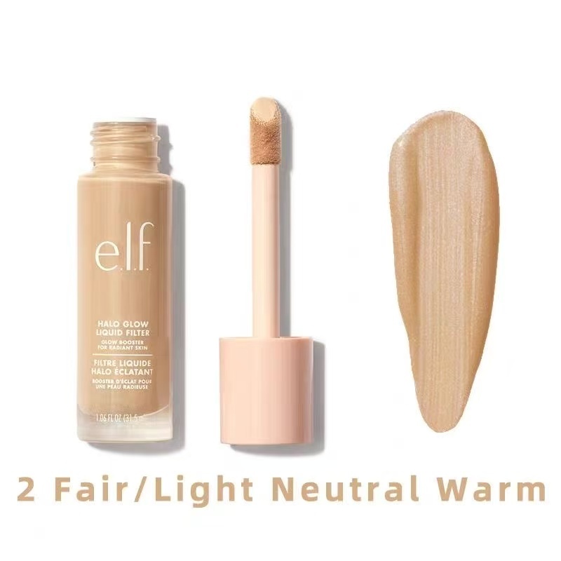 e.l.f. Halo Glow Liquid Filter 31.5ml ไพรเมอร์ + ไฮไลท์เนื้อเหลว เพิ่มความโกลว์ ผิวฉ่ำชุ่ม เป็นธรรมชาติ