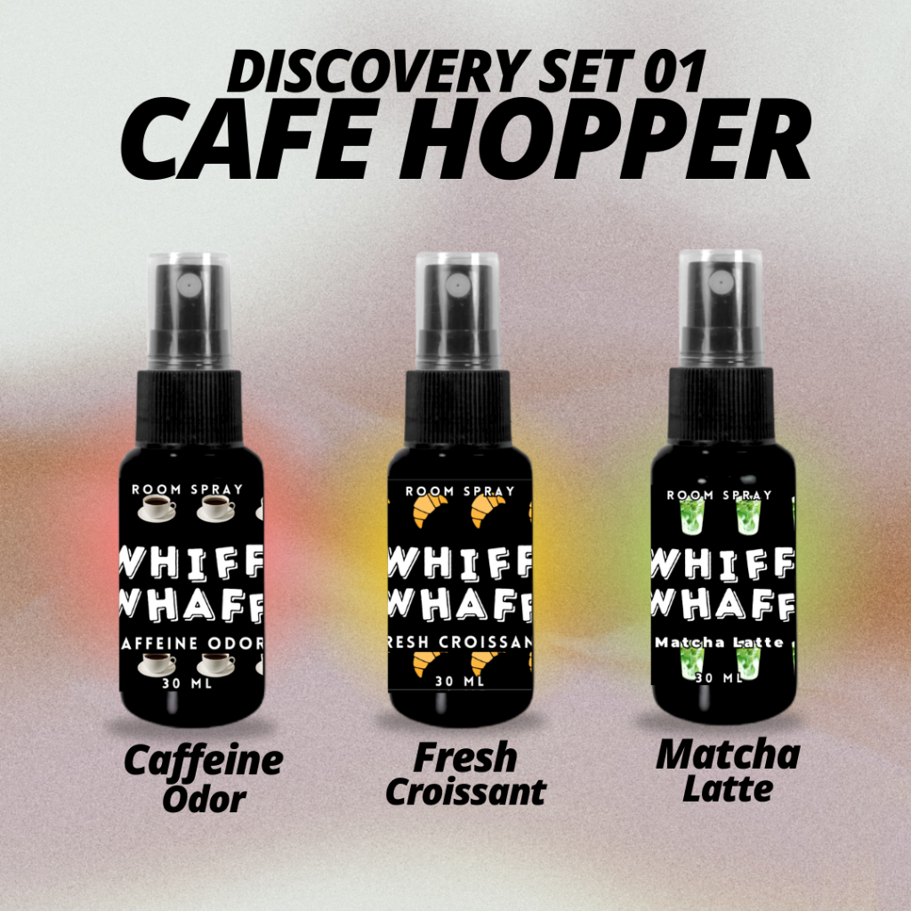 Whiffwhaff วิปวัป Mini 30 ml. Flashsale น้ำหอมปรับอากาศ Room Spray สเปรย์หอมปรับอากาศ แนวคาเฟ่ น้ำหอมห้อง เบเกอรี่