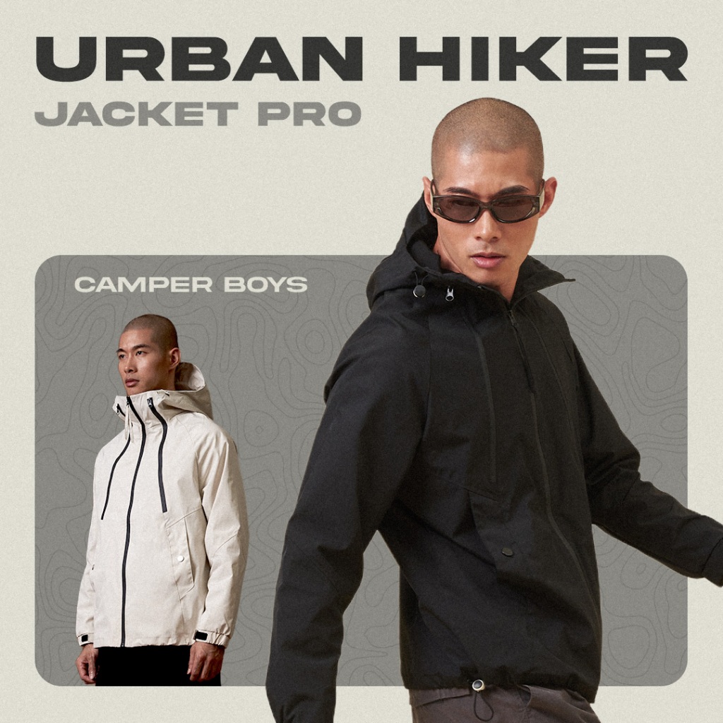 3 IN 1 URBAN HIKER JACKET - PRO แจ็คเก็ตสไตล์ GORPCORE ที่ออกแบบพิเศษให้ใส่ได้ทั้งในป่าและในเมือง รูปที่ 8