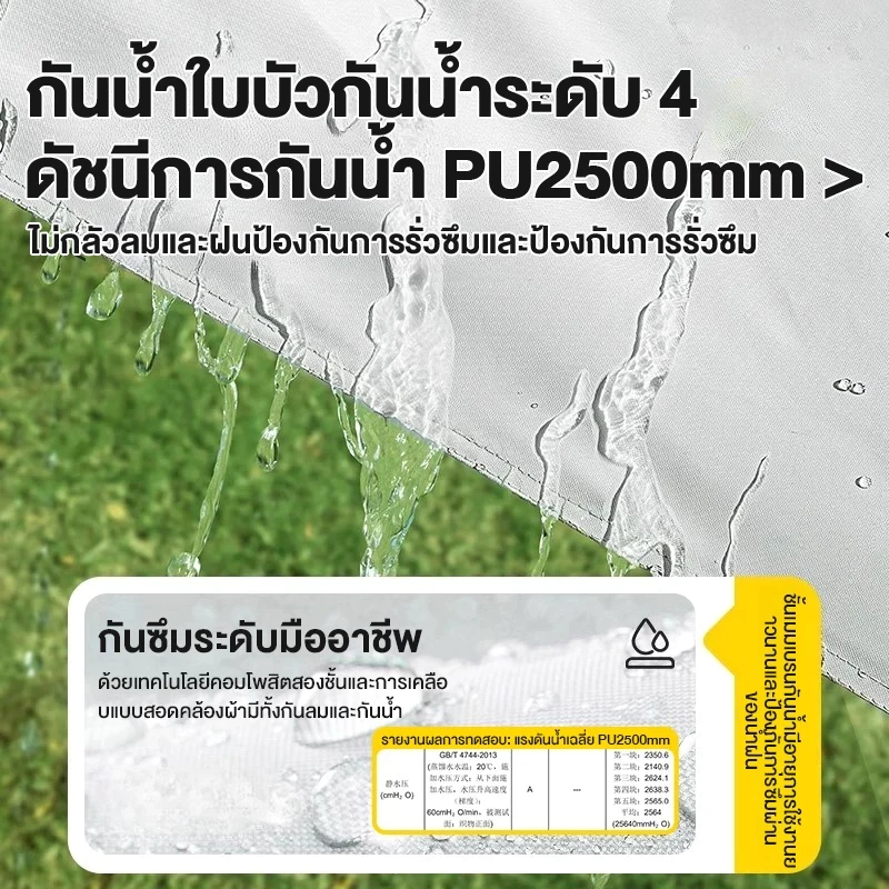DoDo เต็นท์แคมปิ้งอัตโนมัติ 4-5 คน กันลม กันฝน กัน UV thumbnail 5