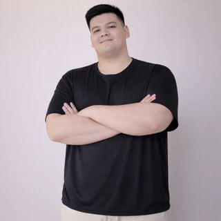 เสื้อยืดคอกลม สีพื้นเรียบๆ คนอ้วน อก 52-64 นิ้ว ✅ รหัสโค้ดลดรูปที่2 ✅ ผ้าไมโคร ใส่สบาย ไม่ต้องรีด