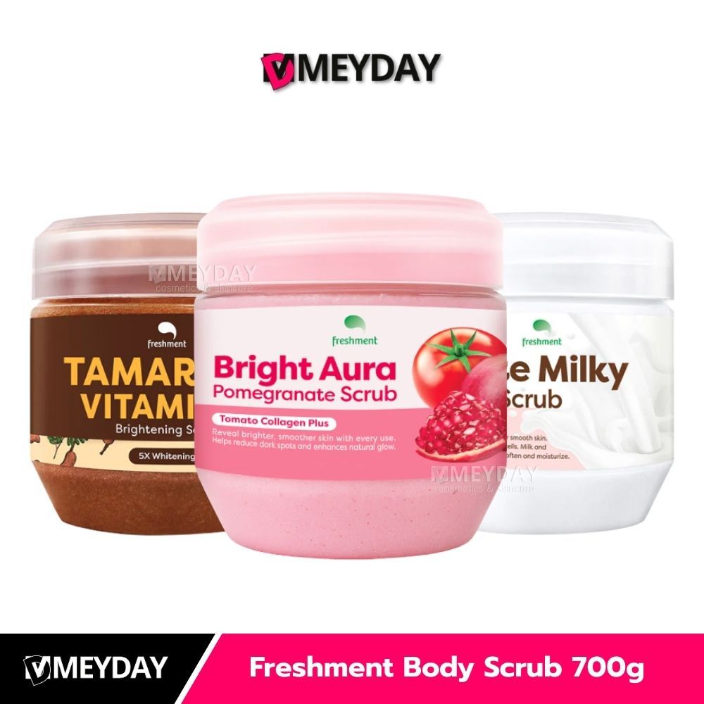 Freshment Scrub สครับมะขาม สครับน้ำนมกลูต้า สครับทับทิมและมะเขือเทศ เฟรชเม้นท์ 700 กรัม