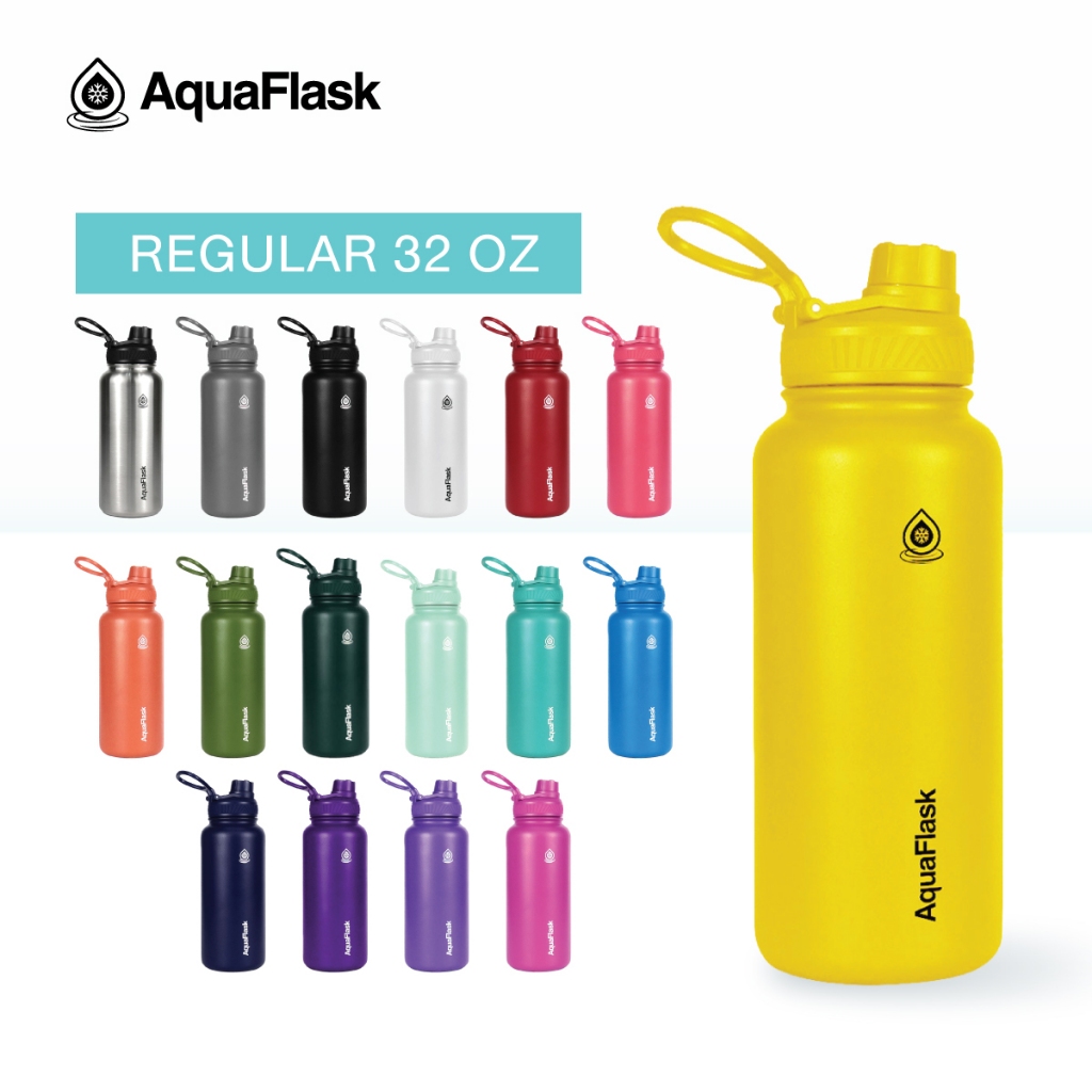 AquaFlask Regular 32oz l กระบอกน้ำเก็บความเย็น กระติกน้ำสแตนเลส 32ออนซ์