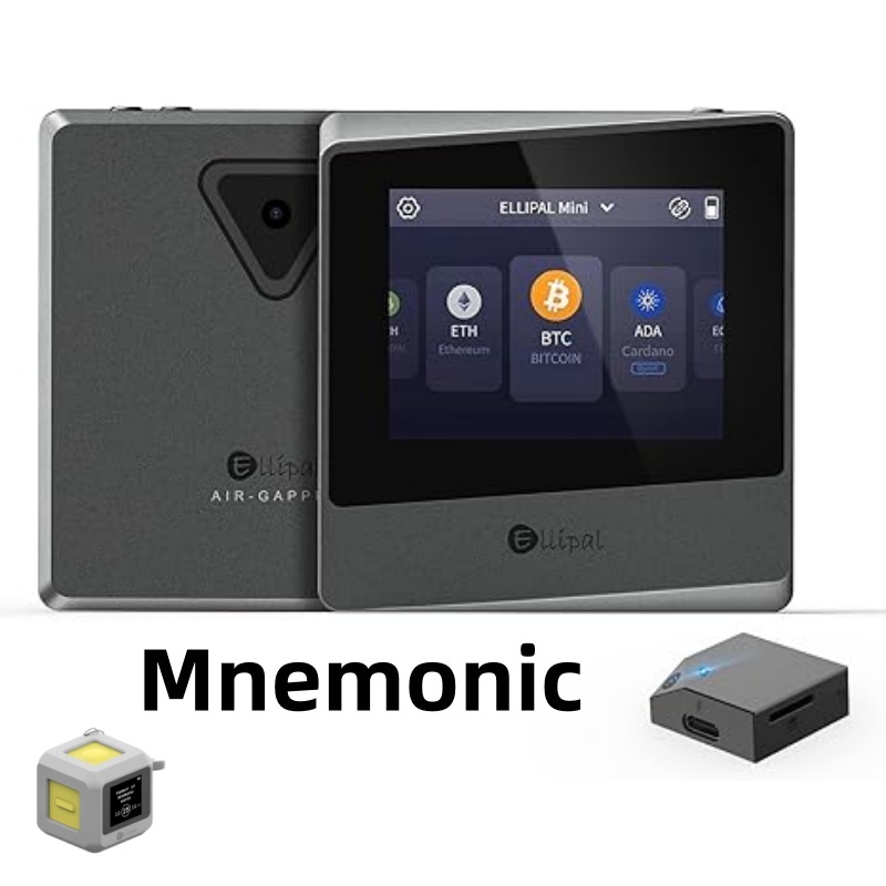 ELLIPAL Titan Mini Air-gapped Crypto Wallet,Anti-Tamper Cold Storage for BTC/XRP/ETH/XLM/USDT/LTC
