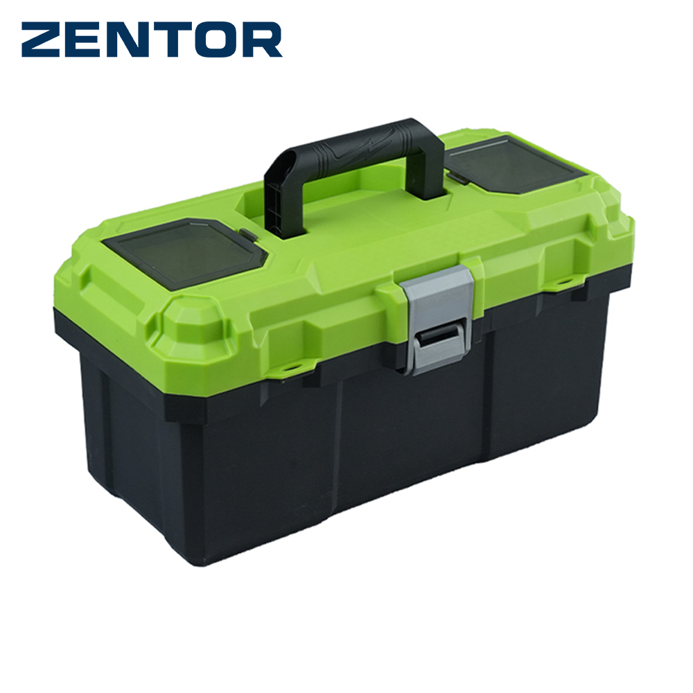 Zentor กล่องเก็บเครื่องมือ กล่องเครื่องมือช่าง วัสดุพลาสติกPP แข็งแรง ทนทาน ขนาด 10 12 15 17 นิ้ว Tool Box