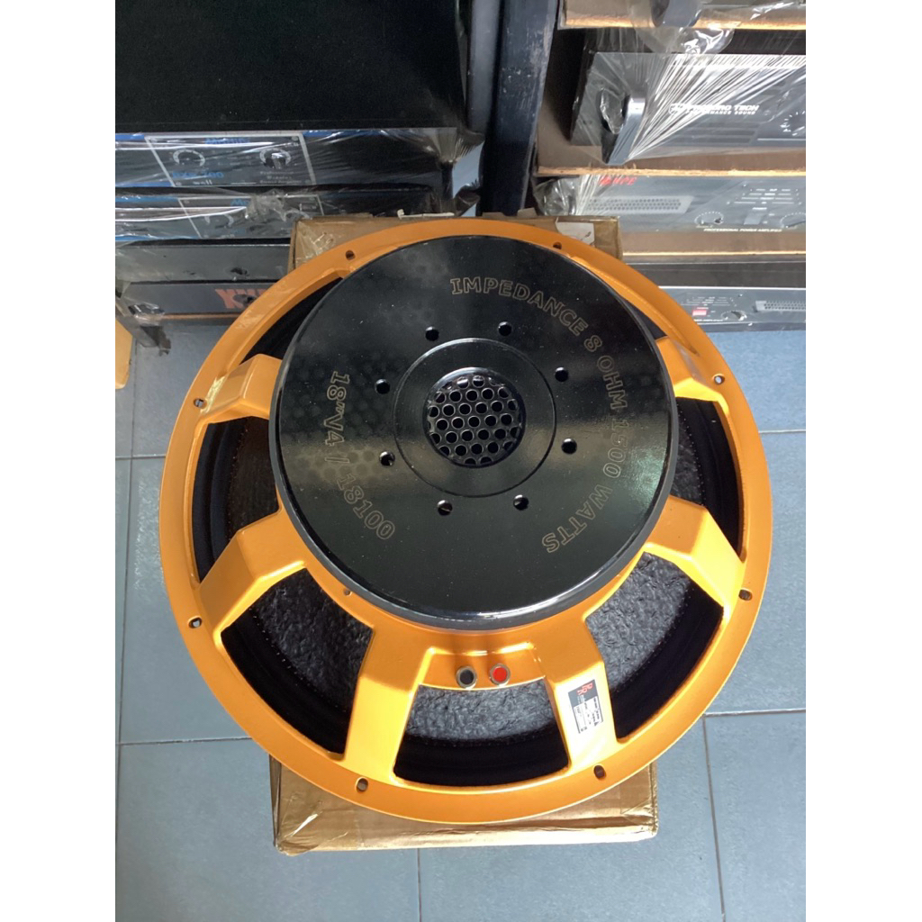ดอกลำโพง18นิ้วโครงหล่อ PR Audio PR-18 แม่เหล็ก2ก้อน 220x50 วอยซ์4นิ้ว4ชั้น 1500W