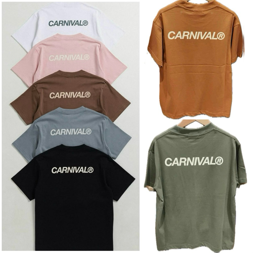 [แท้ % ของใหม่ พร้อมส่ง] เสื้อยืด CARNIVAL® CLASSIC LOGO BOXY T-SHIRT