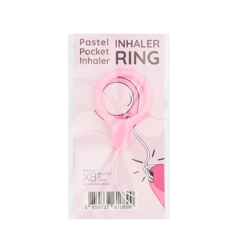 gwp pastel ห่วงคล้องนิ้ว inhaler ring (pink)