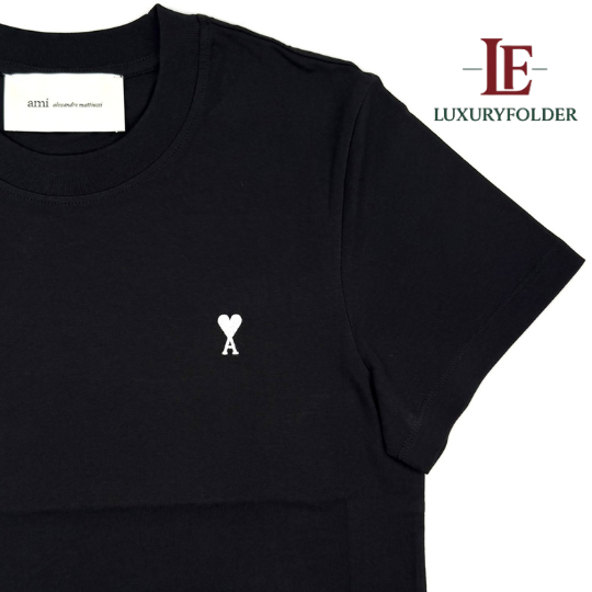 Ami Paris Cotton De Coeur เสื้อยืดผ้าฝ้าย ผู้หญิง รุ่น FTS347-724 ของแท้ 100%