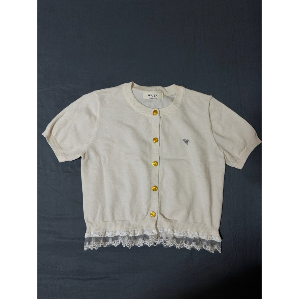 lady เสื้อยืดแขนสั้น WA YA