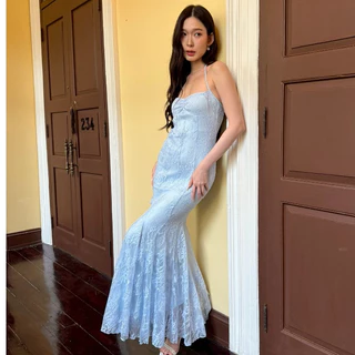 Fabrique.co - Estelle Dress เดรสยาว เดรสลูกไม้ เดรสแฟชั่น แฟชั่นผู้หญิง เดรสไปงานแต่ง ชุดไปงานแต่ง ชุดออกงาน