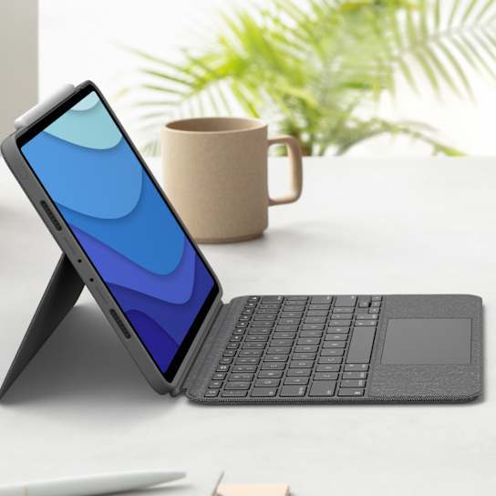 Case Keyboard iPad Pro (11 inch  Logitech Combo Touch - GRAPHITE