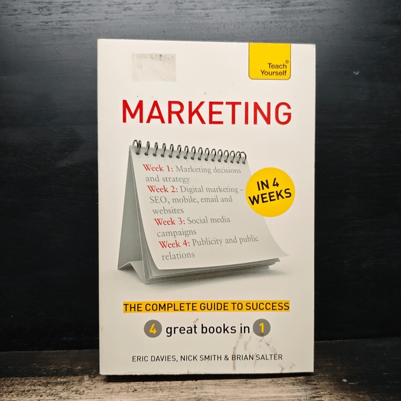 Teach Yourself Marketing in 4 Weeks - Eric Davies, Nick Smith, Brian Salter 🏷️1173388