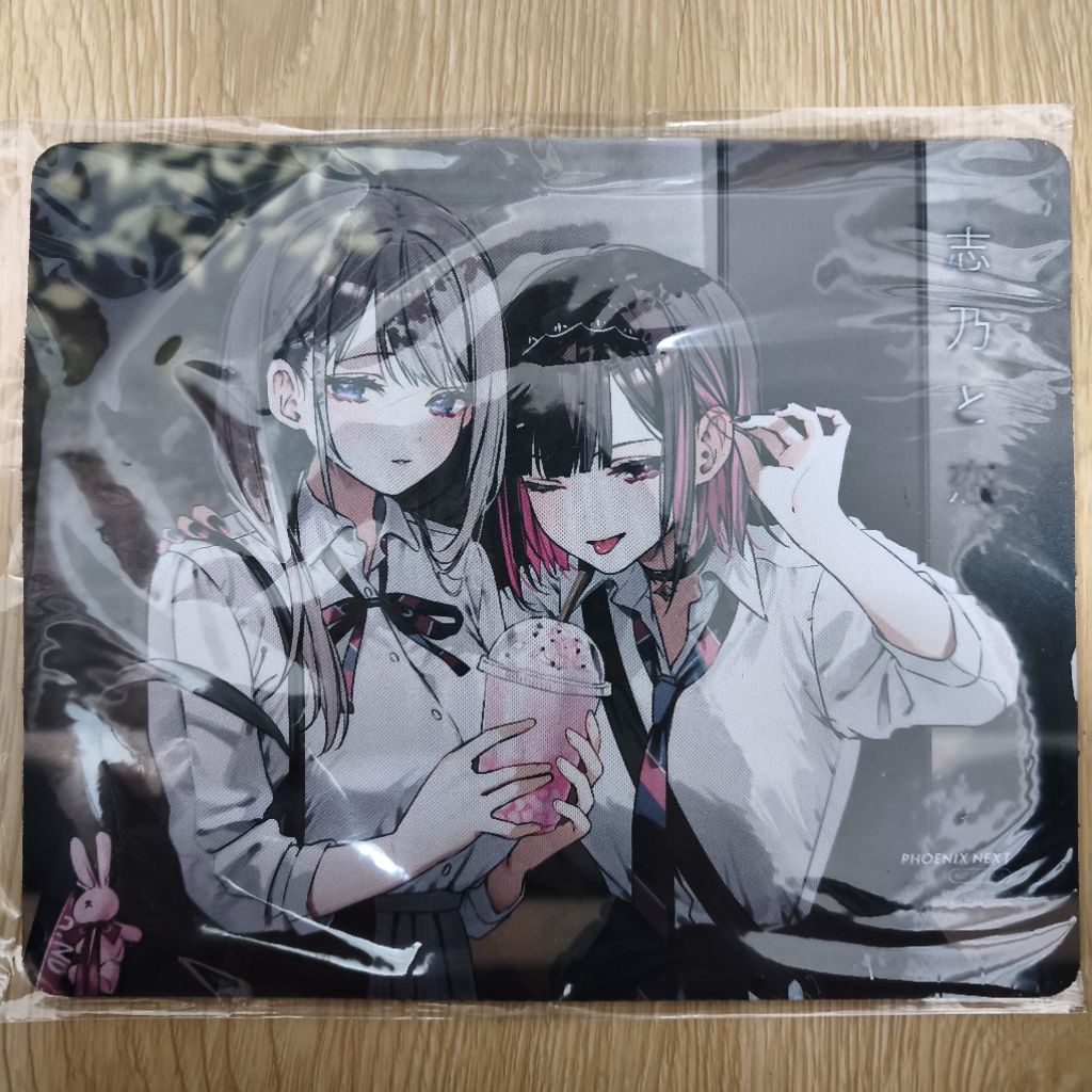 ของแถมยอด Phoenix Next ชิโนะกับเร็น Mouse Pad