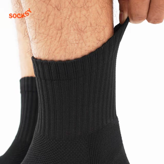 Socksy ถุงเท้าสุขภาพสำหรับลดเจ็บรองช้ำ ส้นหนาลดแรงกระแทก เหมาะสำหรับผู้สูงอายุ เท้าแบน น้ำหนักตัวเยอะ (แพ็ค1คู่) รุ่น RK
