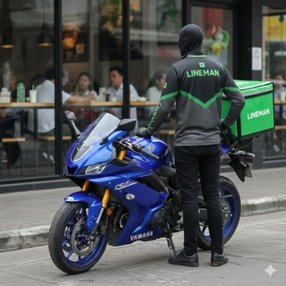 เสื้อไรเดอร์ Rider Line man เสื้อแขนยาว ผ้าดี กันแดด