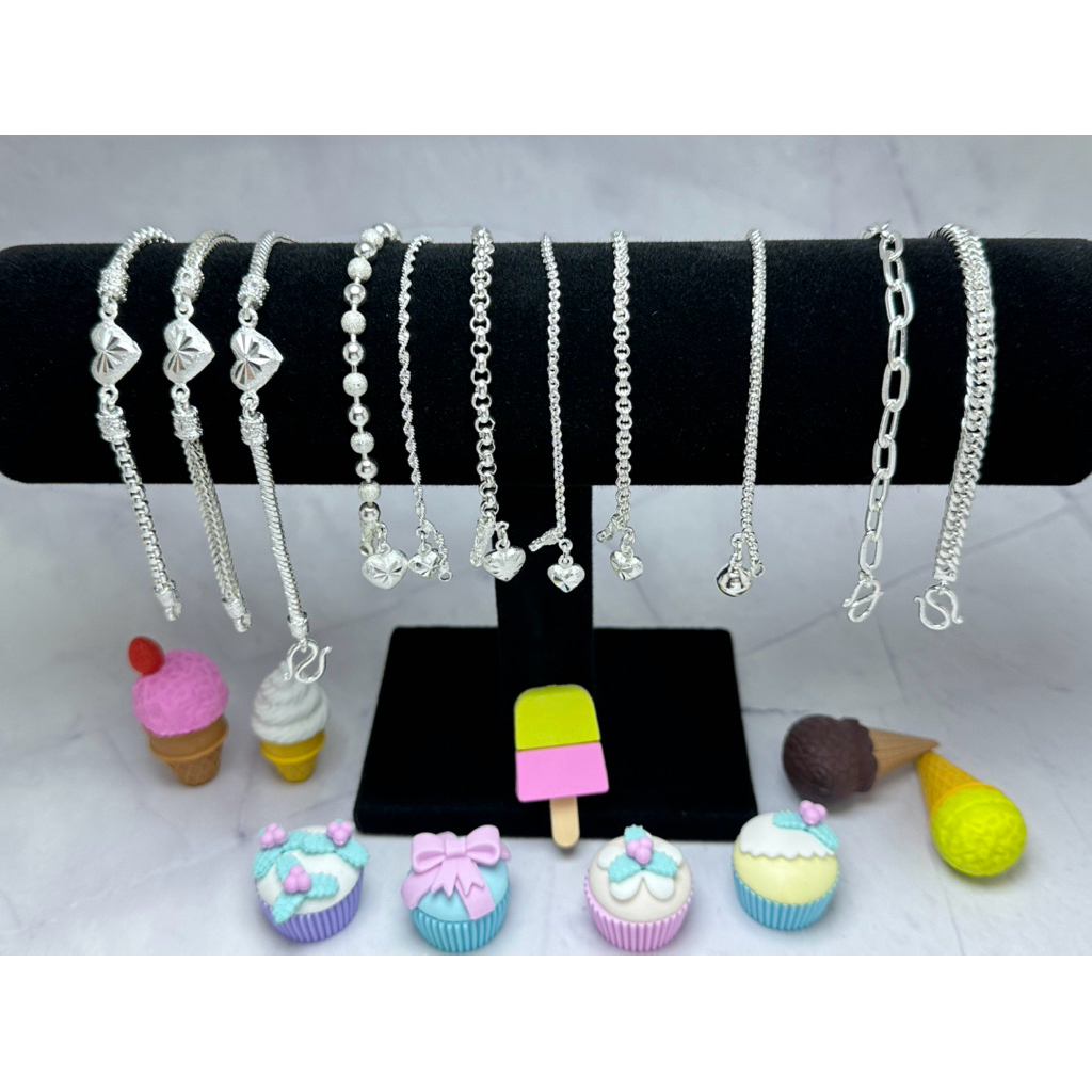 สร้อยข้อมือเด็ก หญิง-ชาย 4.5นิ้ว - 5.5 นิ้ว