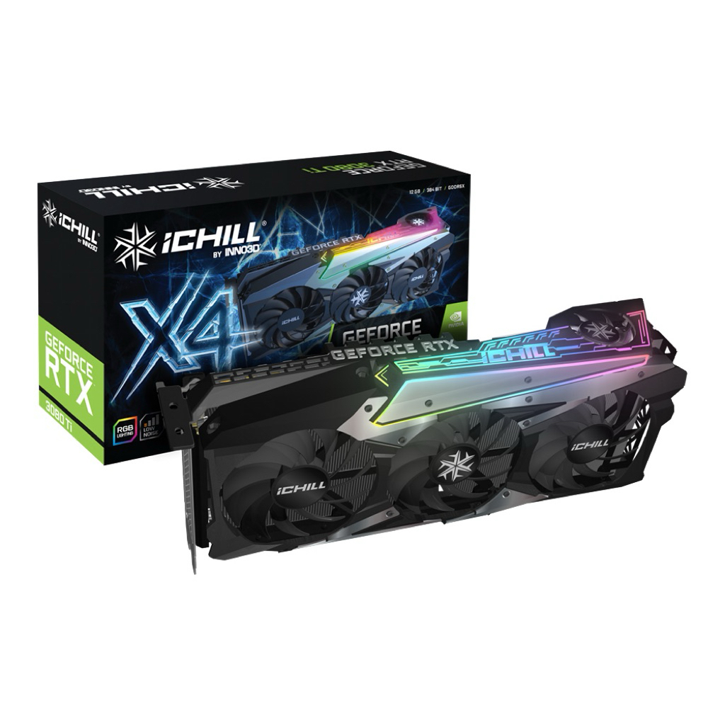 VGA INNO3D RTX3080Ti ICHILL X4 12GB (การ์ดจอมือสอง)