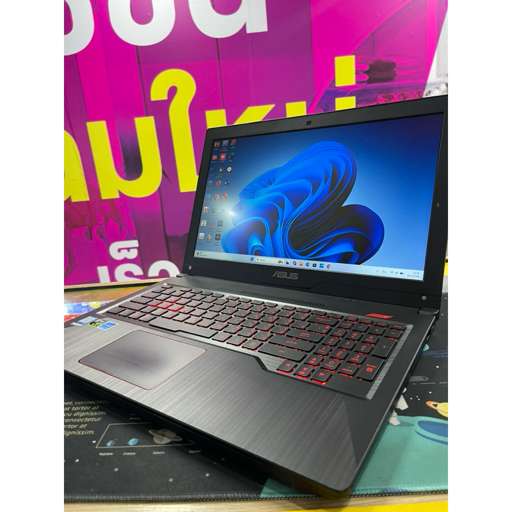🔋 แบตเตอรี่ใหม่  NOTEBOOK (โน้ตบุ๊ค) ASUS FX503VD-E4090T  สภาพใหม่ บอดี้สวย สเปก GAMING  ฮาร์ดดิส 2 