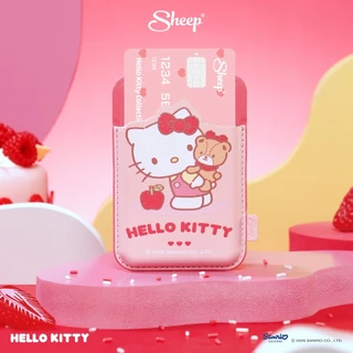 [MS Wallet Hello Kitty] Hello Kitty Collection MS Wallet ที่ใส่บัตรแม่เหล็กแปะหลังโทรศัพท์ สำหรับเคสแม่เหล็ก ลายคิตตี้