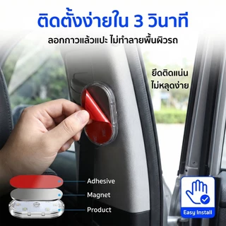 🔥ไฟ LED แบบสัมผัสสำหรัยนต์🔥ไฟประตูต์แม่เหล็กไฟเก๋ร้ายไฟหลัคาไฟานหนัอโคมไฟติพดน การชาร์จ USB