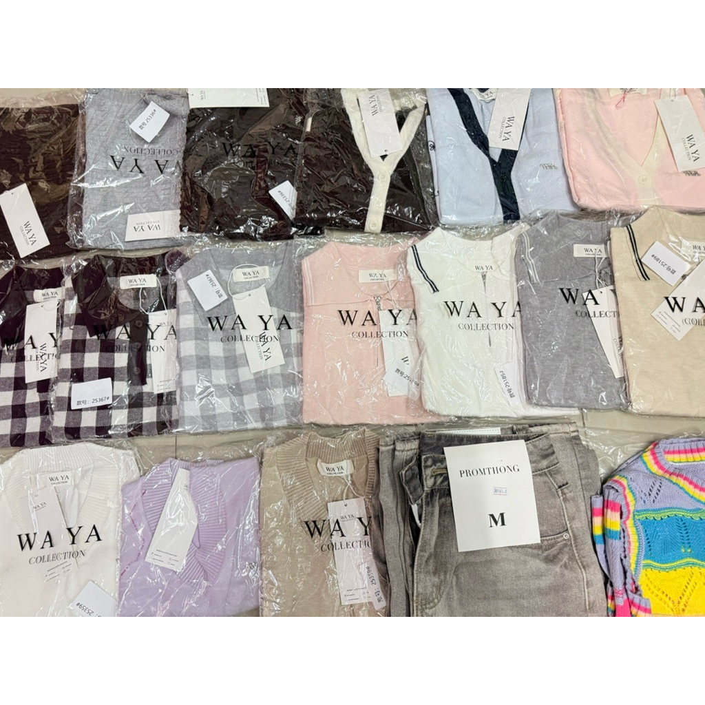 จุ่มงานเสื้อ‼️จะได้เฉพาะแบรนด์Waya collectionเท่านั้น🩷 มือ1พร้อมป้ายแบรนด์