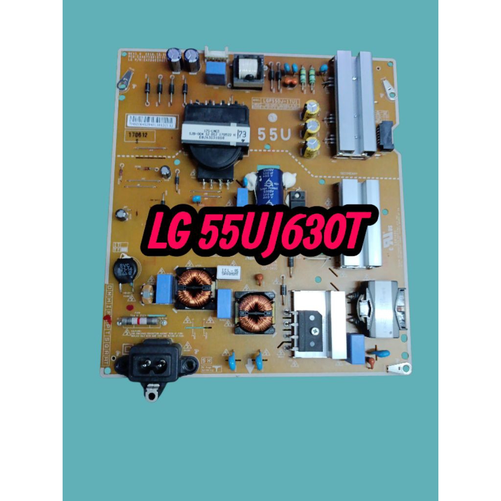 บอร์ดเพาเวอร์ซัพพลายทีวี LG 55 นิ้วรุ่น 55UJ630Tแท้ถอด