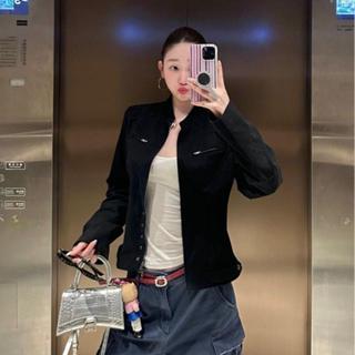 ❤️จัดส่งตลอด 24 ชั่วโมง❤️เสื้อแจ็กเก็ตสั้นคอตั้งสไตล์ใหม่สำห…