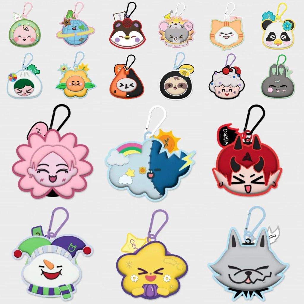 ใช้โค้ดลดได้- พวงกุญแจกระเป๋าซิลิโคนใส่ของได้ skynani geminifourth aouboom winnysatang lykn joongdun