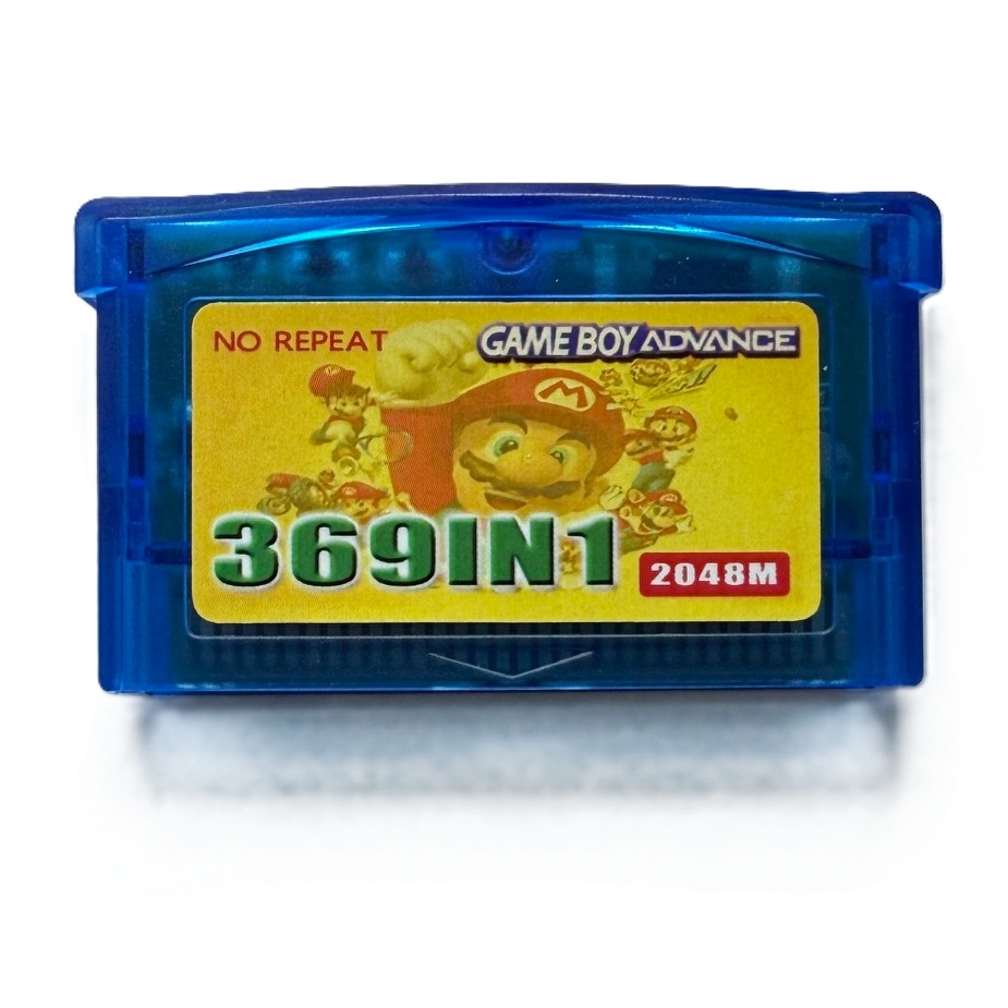ตลับเกมส์ตลับเกมส์ 369 In 1 Nds Gba Sp Nds GBA Game Cartridge Gameboy Advance 369in1