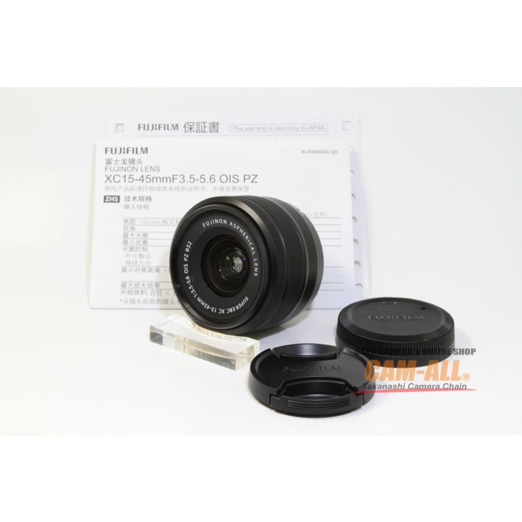 Fujifilm Fuji Fujinon XC 15-45 mm F/3.5-5.6 OIS PZ เลนส์ - สีดำ **A**