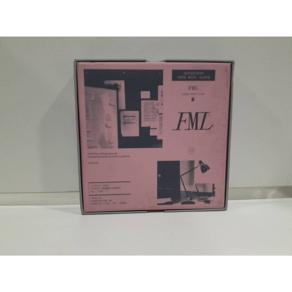 1 CDMUSIC  ซีดีเพลงเกาหลีK-Pop SEVENTEEN FML Faded Mono Life Version      (R1E99)