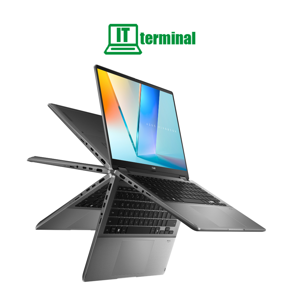 NOTEBOOK 2 IN 1 (โน้ตบุ๊คแบบฝาพับ 360 องศา) ASUS VIVOBOOK 14 FLIP TP3407SA-QL727WA