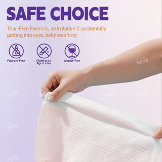 Softry Baby Wipes อนโยนต่อผิวเด็กแรกเกิด Sensitive Skin-Friendly 80+6 แผ่น พร้อมสีให้เลือก Alcohol-Free Chlorine-Free