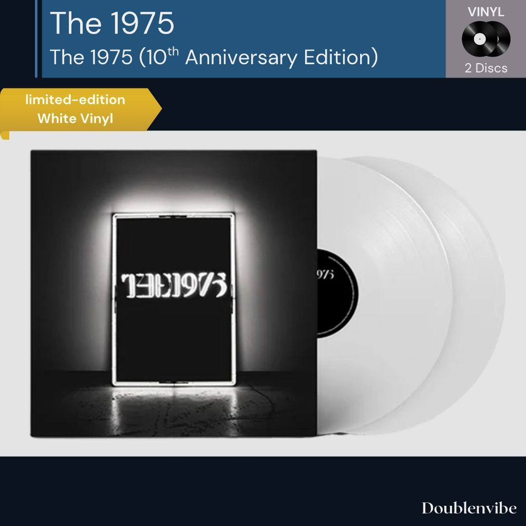 [ใหม่และซีล] แผ่นเสียง Vinyl The 1975 - The 1975 (10th Anniversary Edition) (White Vinyl)