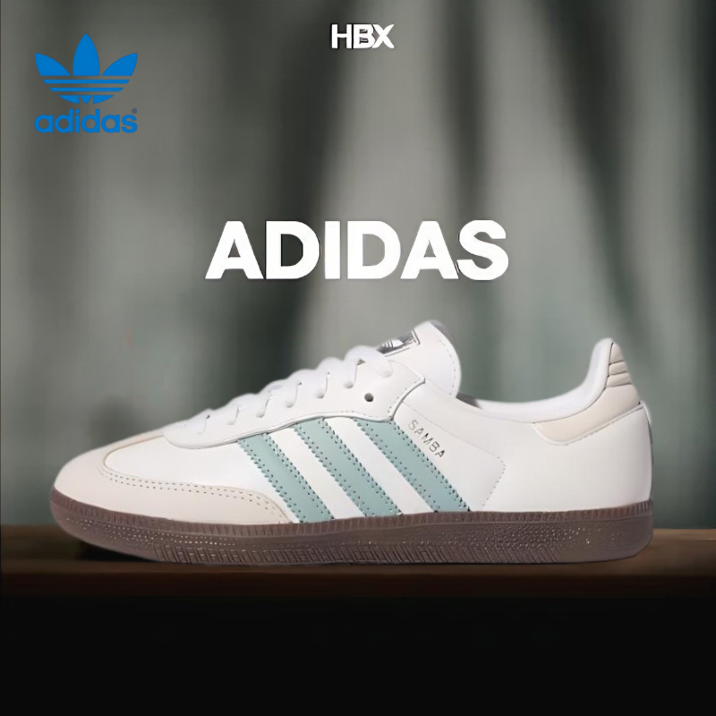 👍ของแท้ 100% adidas originals SAMBA OG Blue Low Sneakers  IH2752