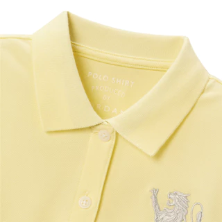 GIORDANO เสื้อโปโลผู้หญิง Women's Cotton 3D Lion Slim Polo 05315222