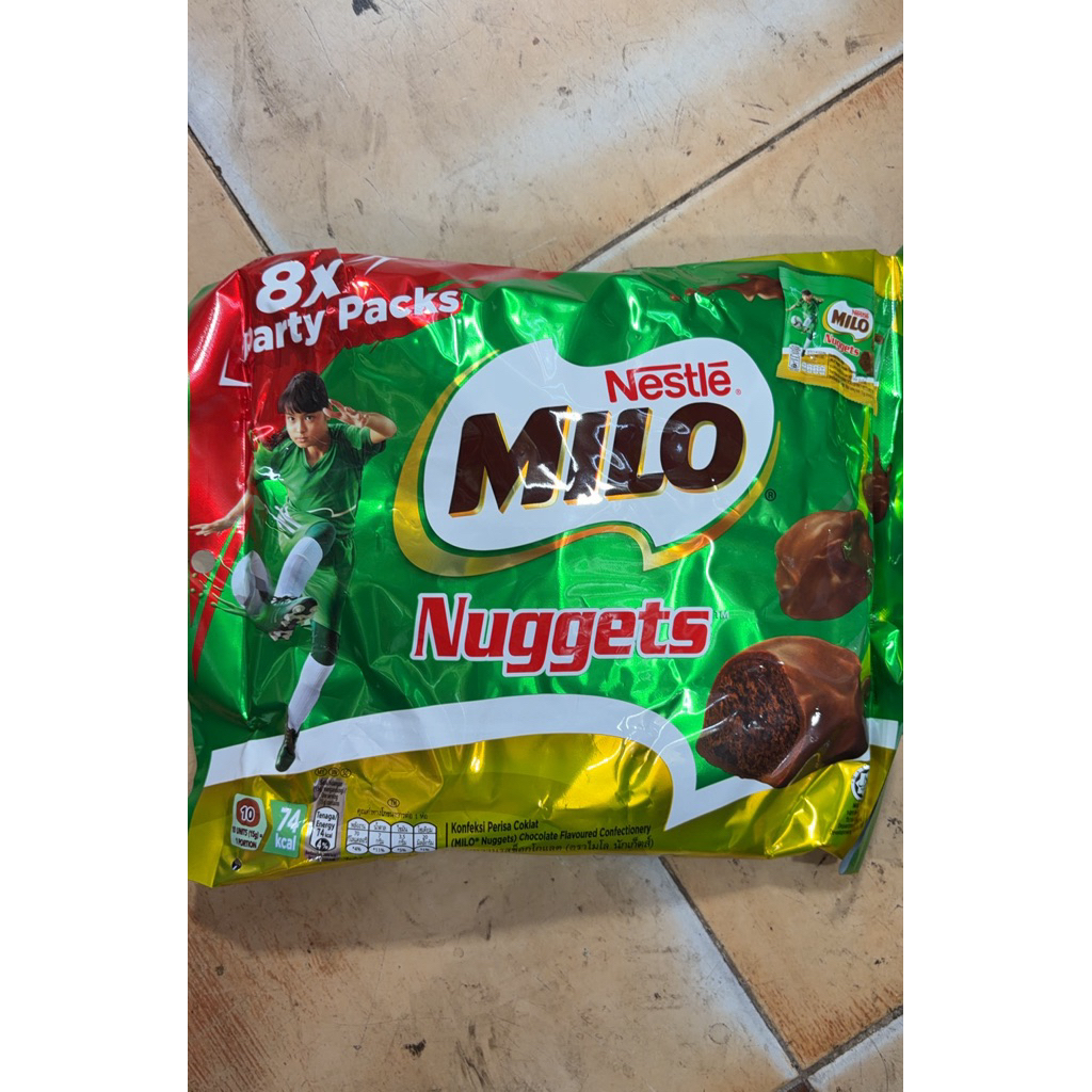 Milo nuggets ไมโล นัทเก็ต 8ห่อ