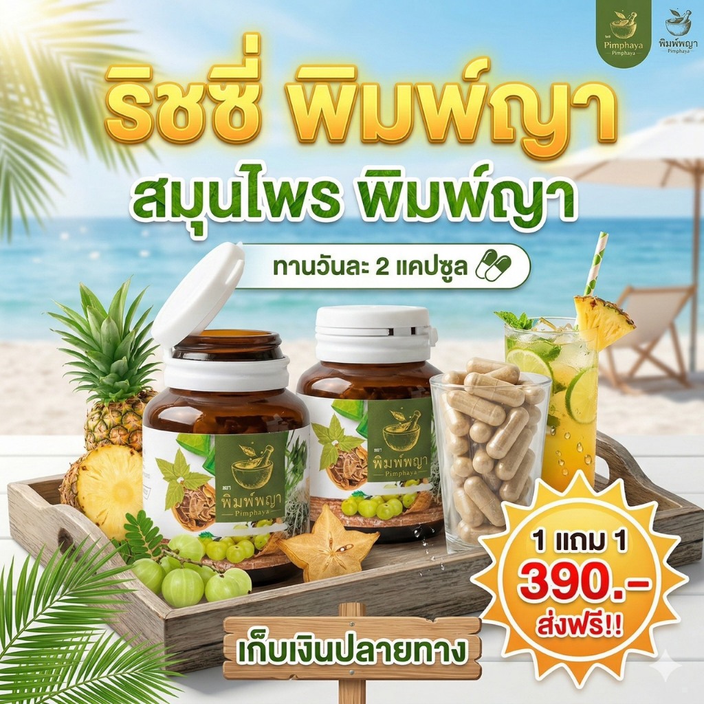 Richypimpaya ริชชี่พิมพ์พญา พิมพ์พญาสมุนไพร ริดสีดวง