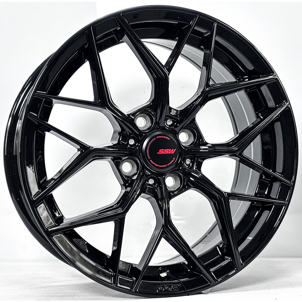 ล้อแม็กซ์ SSW S443 ขอบ15นิ้ว 4รู100 สีดำเงา กว้าง7นิ้ว Offset38 [22927]
