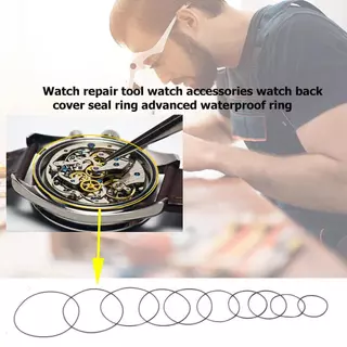 [ รวมเบอร์ทุกขนาด เล็กถึงใหญ่ ] ยางโอริง O-Ring ยางกันน้ำฝาหลังนาฬิกา หนา 0.5 / 0.6 / 07 / 0.8 mm