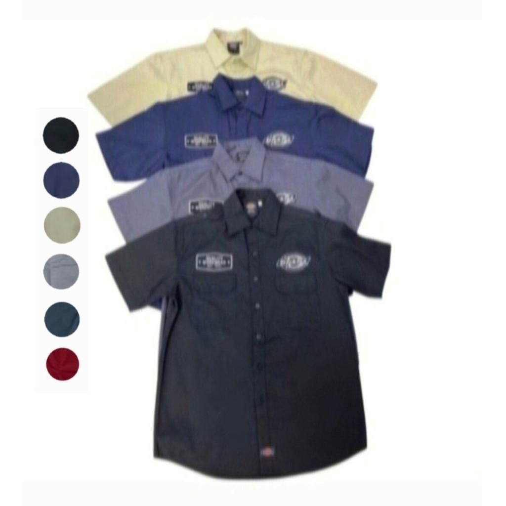 เสื้อช้อปD.Kแขนสั้นวินเทจ ผ้าเวสปอยท์ใส่ทน